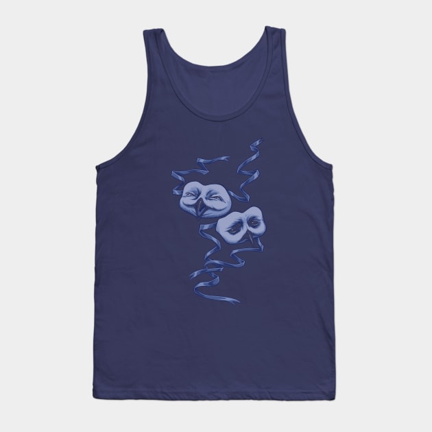 Theatre of Owls Tank Top by Moutchy